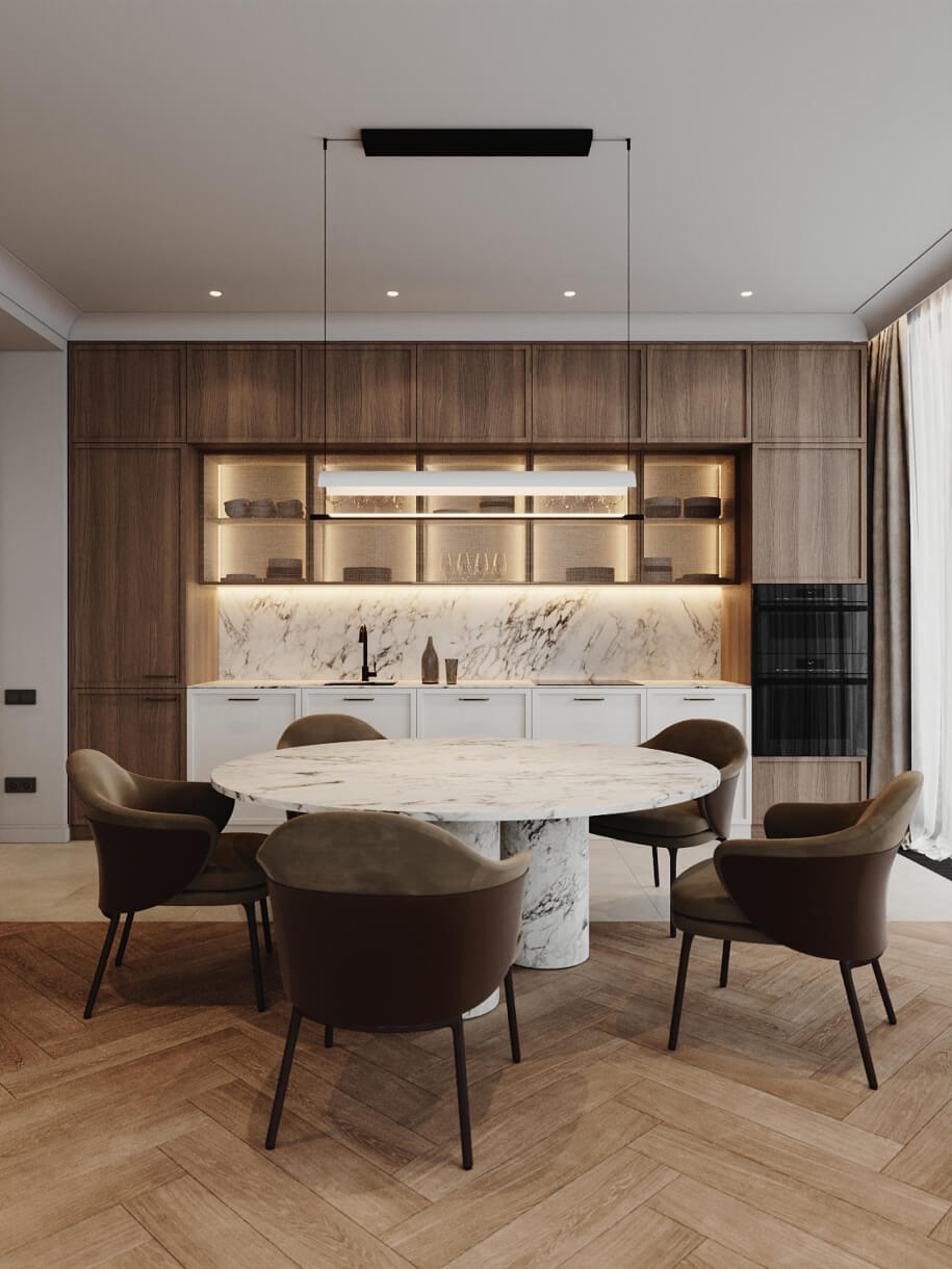 VDLondon Interior Design Project - Stylish Dining Room