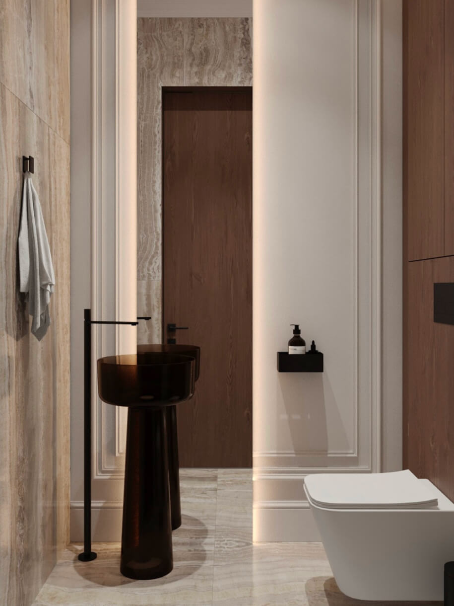 VDLondon Interior Design - Classic Bathroom Elegance