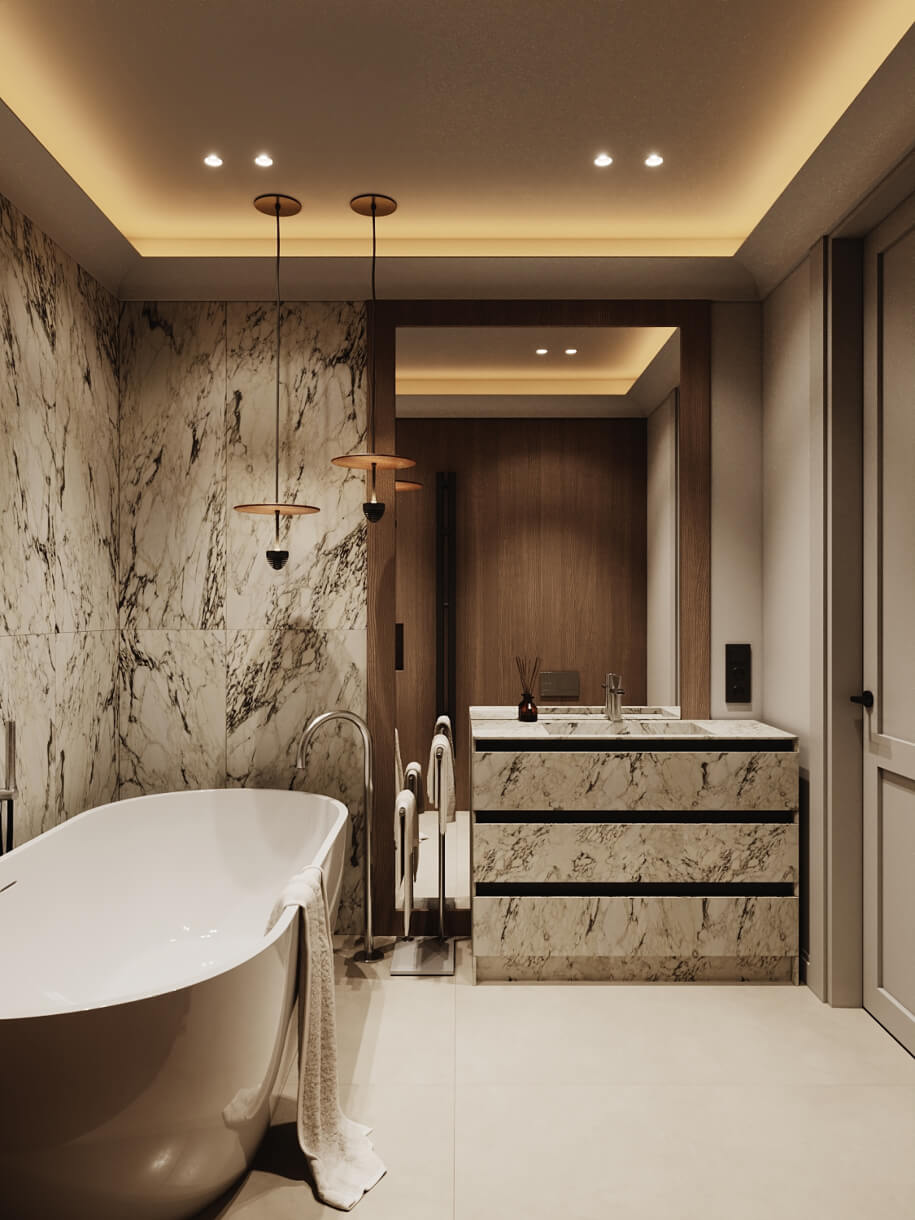 Modern Bathroom by agency located in London